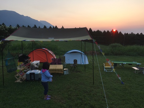 九州キャンプ③ 久住高原オートビレッジ