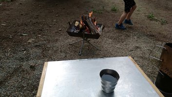 撤収の朝です