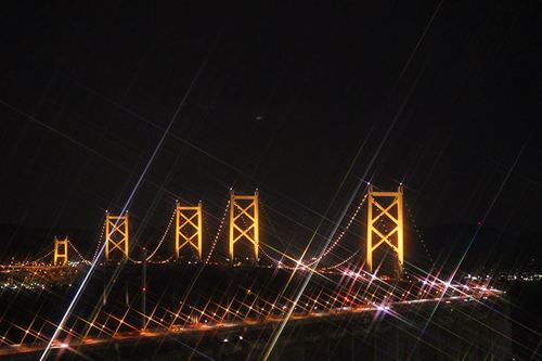 瀬戸大橋イルミ