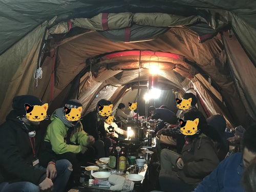 snow peak shop camp in 四国三郎の郷（中編）