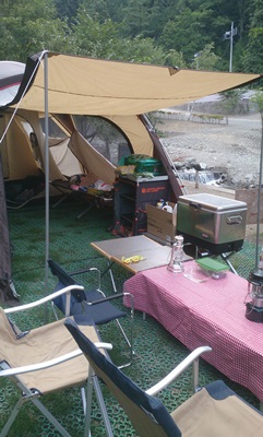 2013-10　2013年9月のキャンプは台風で残念キャンプ