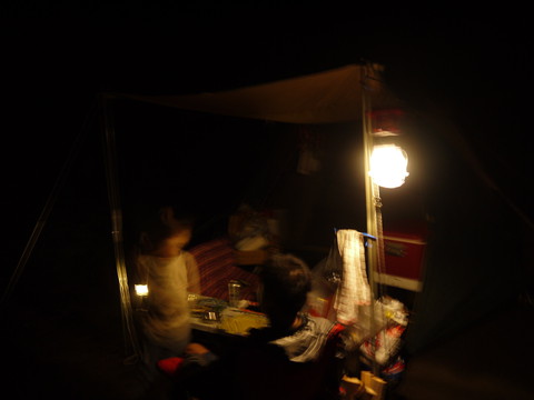8/29~31 山梨県スカイバレーキャンプ場（道志村）