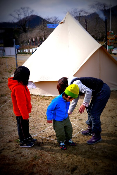 初雪キャンプに。。。②