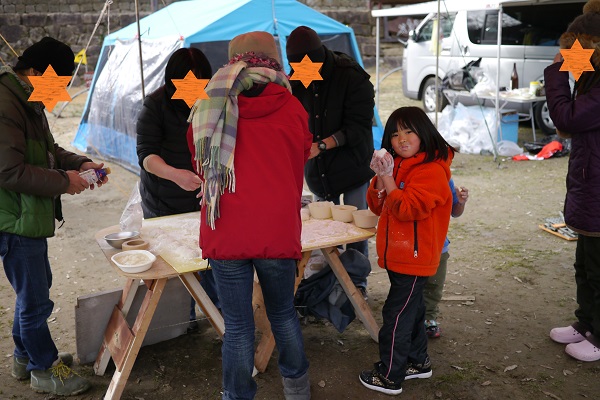 初雪キャンプに。。。②