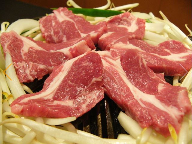 炭火焼ジンギスカン