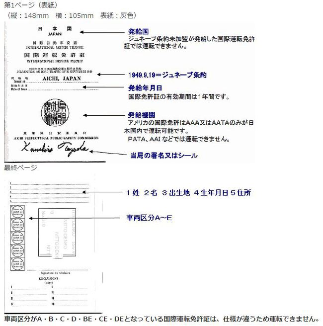 国際免許と納税管理人
