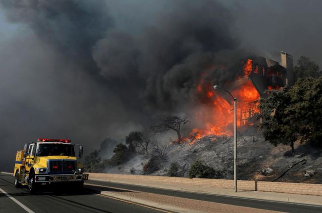 Winter Storm Benji & Wildfire