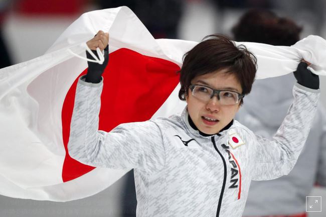小平 500ｍで金！日本女子初！