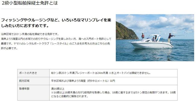 ボート免許