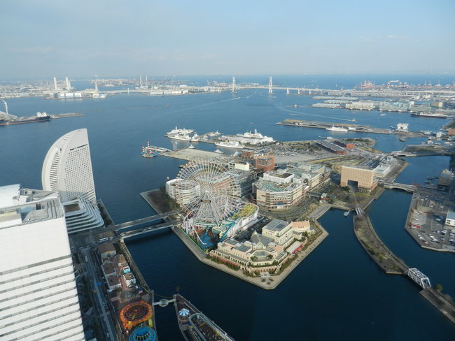 横浜ロイヤルパークホテルからの眺め！
