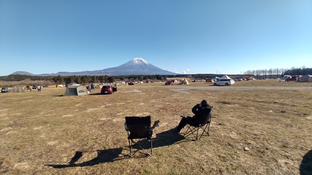 ふもとっぱらで、〆キャンプはクリスマス