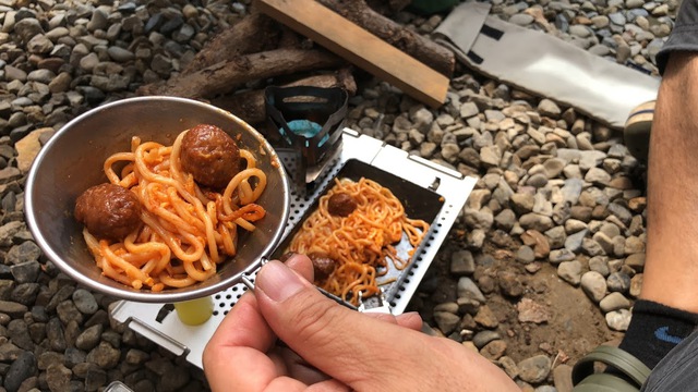 COCOpanグリルS×BE-PAL付録 ジブリ飯ミートボールパスタ その2
