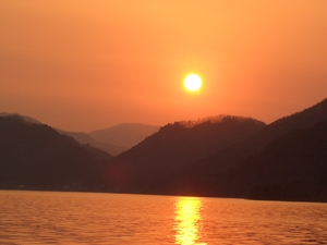 弘前公園の桜と、田沢湖の夕日（番外編）