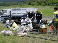 今年も本栖湖大掃除☆