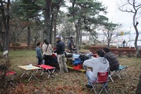 山中湖でワカサギ釣り♪