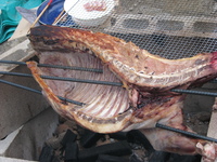 羊の丸焼き！