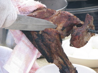 羊の丸焼き！