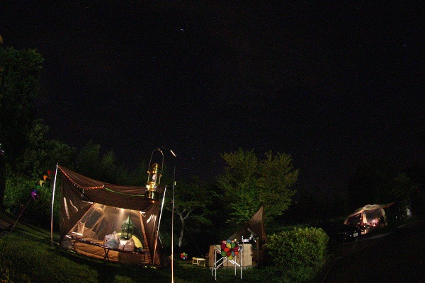 酷暑キャンプに・・・①