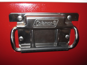 Coleman 54QTスチールベルトクーラー レッド