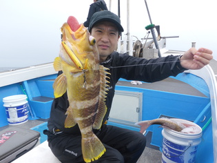 長男と釣り