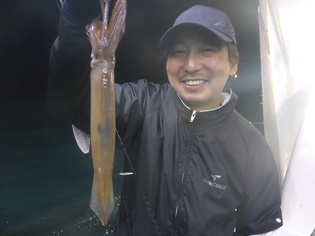 イカ釣りに・・
