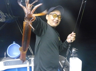 イカ釣りに・・