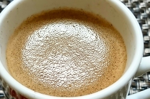 クレマが出来た！ビアレッティ「ブリッカ」で初めてのモカコーヒー抽出