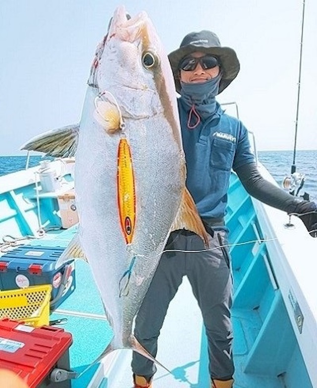 春のデカイカ釣りin沖縄