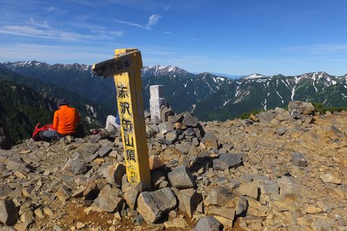 蓮華岳～針ノ木岳～赤沢岳～岩小屋沢岳　②針ノ木岳～スバリ岳～赤沢岳～鳴沢岳～岩小屋沢岳編