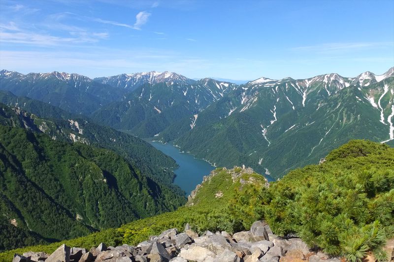 蓮華岳～針ノ木岳～赤沢岳～岩小屋沢岳　②針ノ木岳～スバリ岳～赤沢岳～鳴沢岳～岩小屋沢岳編