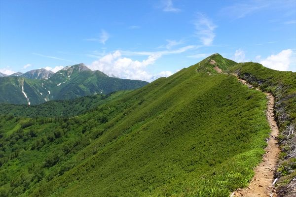 蓮華岳～針ノ木岳～赤沢岳～岩小屋沢岳　②針ノ木岳～スバリ岳～赤沢岳～鳴沢岳～岩小屋沢岳編