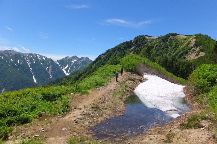 蓮華岳～針ノ木岳～赤沢岳～岩小屋沢岳　②針ノ木岳～スバリ岳～赤沢岳～鳴沢岳～岩小屋沢岳編