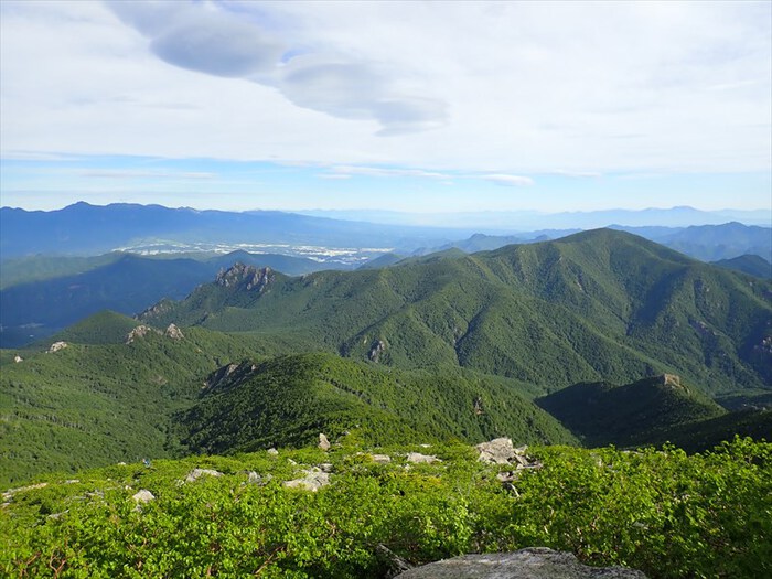 朝日岳～鉄山～金峰山～前国師岳～国師ヶ岳～北奥千丈岳