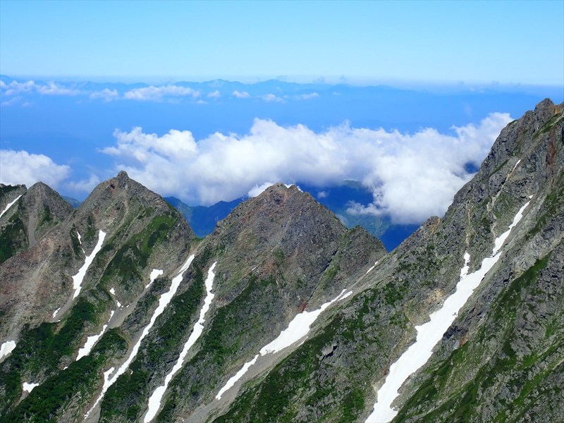 小梨平キャンプ場　②前穂高岳～奥穂高岳編