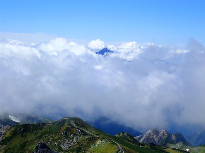 白馬三山（白馬岳～杓子岳～鑓ヶ岳）　①猿倉～白馬岳編