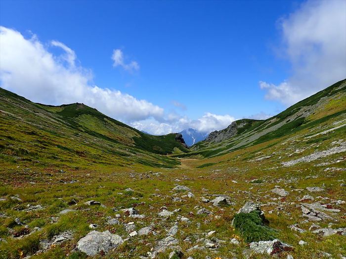 白馬三山（白馬岳～杓子岳～鑓ヶ岳）　②杓子岳～鑓ヶ岳編