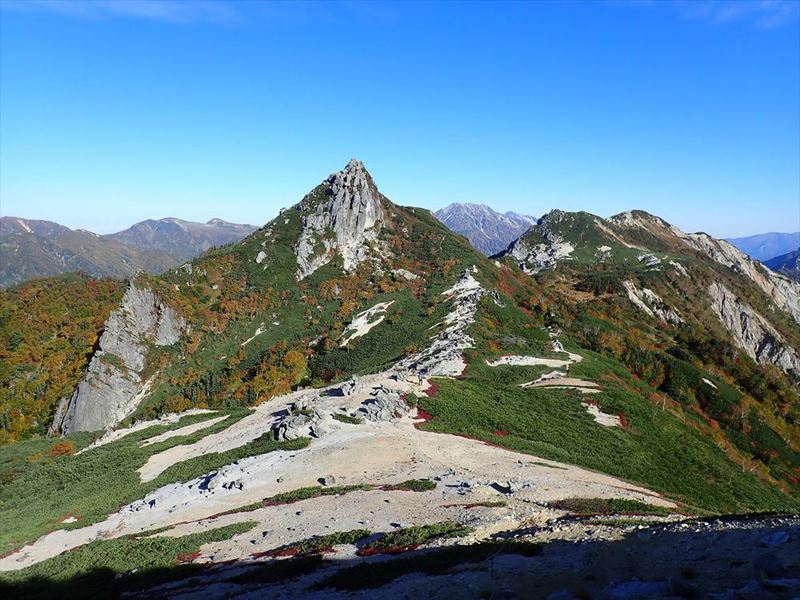 烏帽子岳～野口五郎岳　①烏帽子岳編