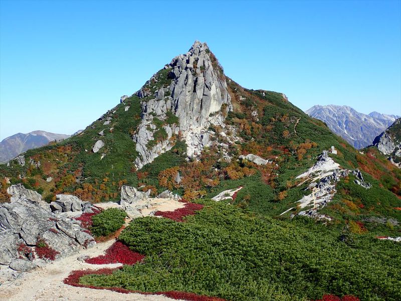 烏帽子岳～野口五郎岳　①烏帽子岳編