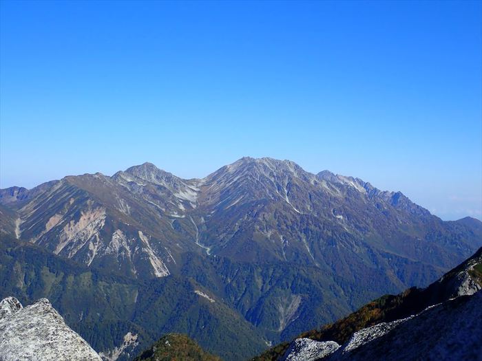 烏帽子岳～野口五郎岳　①烏帽子岳編