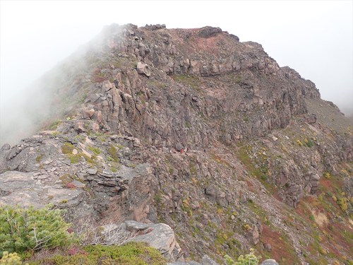 天狗温泉より浅間山外輪山～前掛山