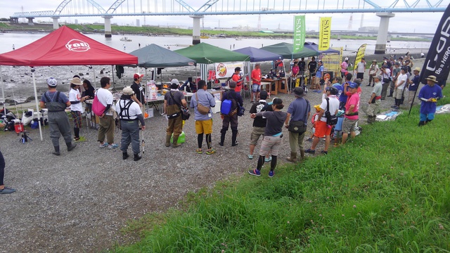江戸川放水路でハゼクランクイベント開催中！