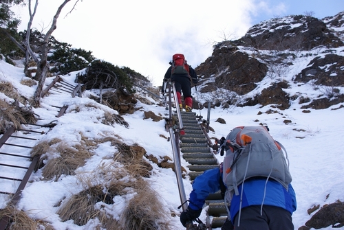 雪山登山 赤岳 2,899m 【地蔵尾根～赤岳展望荘】