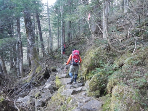 槍ヶ岳登山 【 新穂高温泉口～槍平小屋 】