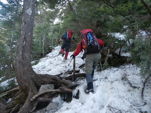 槍ヶ岳登山 【 新穂高温泉口～槍平小屋 】