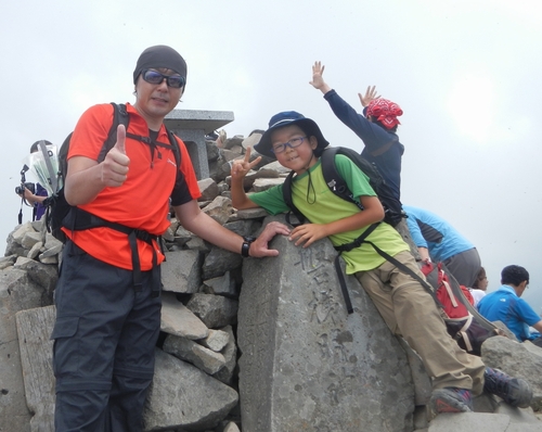 磐梯山親子登山 ♪