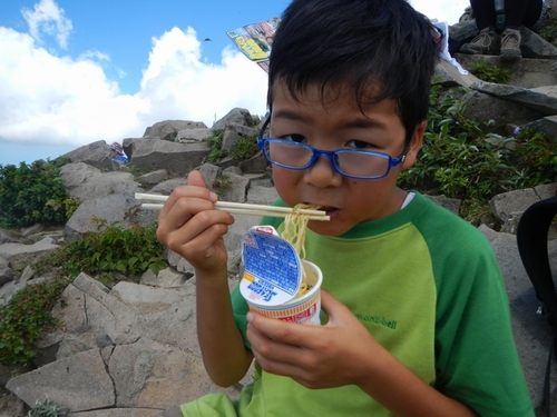 磐梯山親子登山 ♪