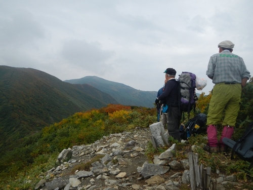 大朝日岳紅葉登山 ①