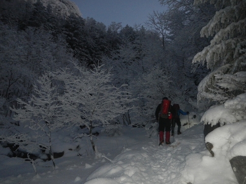 冬山登山 赤岳2,899m ①