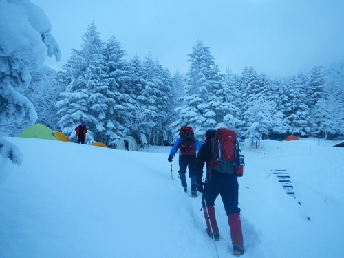 冬山登山 赤岳2,899m ①