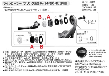 ☆電撃なｂｌｏｇ☆:１２ルビアス２００４ＭＡＸ１２ボールベアリング増設チューン